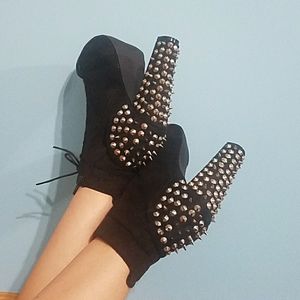 Spiked booties